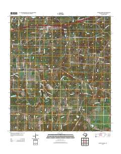 Darst Creek 2013 topographic map thumbnail