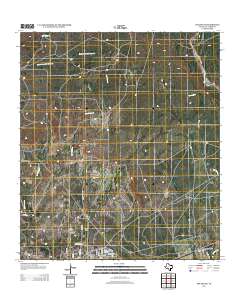 Del Rio NE 2013 topographic map thumbnail