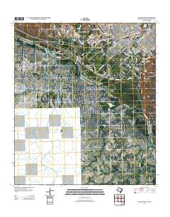 Del Rio SW 2013 topographic map thumbnail