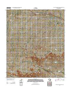 Dellahunt Draw West 2012 topographic map thumbnail