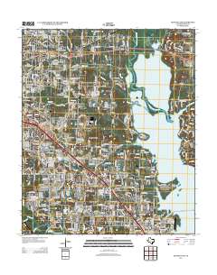 Denton East 2013 topographic map thumbnail