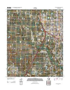 Denton West 2013 topographic map thumbnail