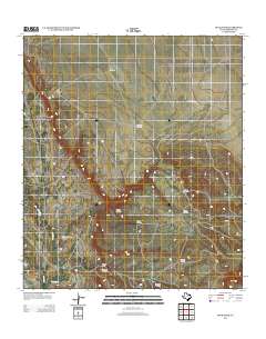 Devils Den 2012 topographic map preview