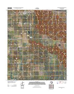 Dickens South 2012 topographic map thumbnail