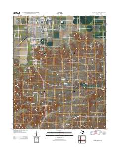Dumas South 2013 topographic map thumbnail