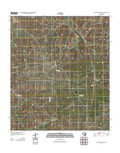 Dunbar Draw SW 2012 topographic map thumbnail