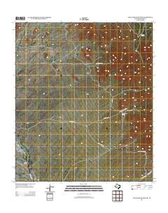 Eagle Mountains NW 2012 topographic map thumbnail