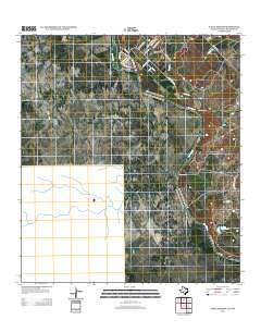 Eagle Pass SW 2012 topographic map thumbnail