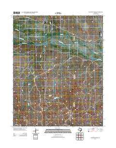 East Dry Creek 2012 topographic map thumbnail