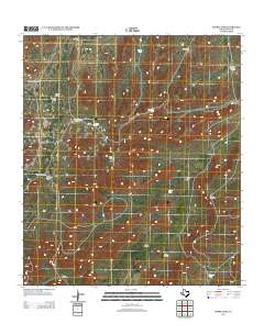 Ebers Camp 2012 topographic map thumbnail