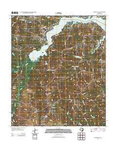 Elderville 2013 topographic map thumbnail