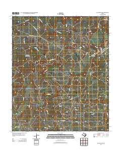 Eliasville 2012 topographic map thumbnail