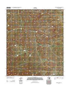 Emory Corral 2012 topographic map thumbnail
