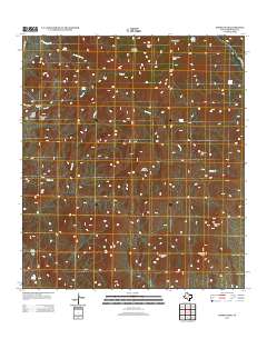 Emory Peak 2012 topographic map thumbnail