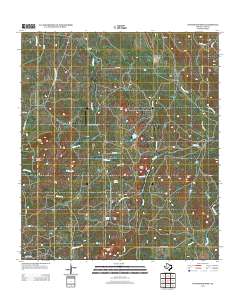 Enchanted Rock 2012 topographic map thumbnail