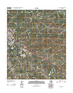 Ennis East 2012 topographic map thumbnail