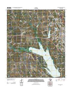 Ennis West 2012 topographic map thumbnail