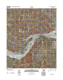 Estelline SE 2013 topographic map thumbnail