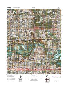 Euless 2013 topographic map thumbnail