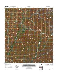 Flat Rock Creek North 2012 topographic map thumbnail