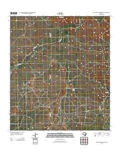 Flat Rock Creek SW 2013 topographic map thumbnail