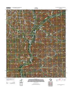 Flat Rock Draw SW 2012 topographic map thumbnail