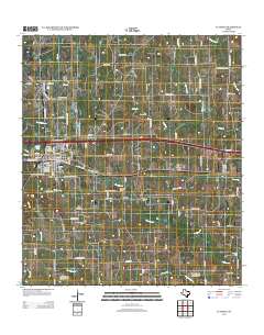Flatonia 2013 topographic map thumbnail