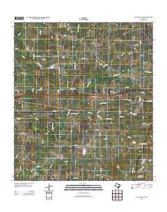 Flatonia NW 2013 topographic map thumbnail