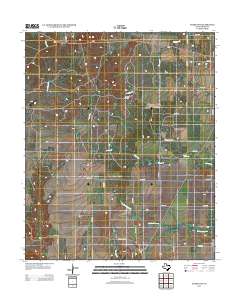 Foard City 2012 topographic map thumbnail