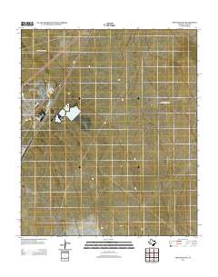 Fort Bliss NE 2012 topographic map thumbnail