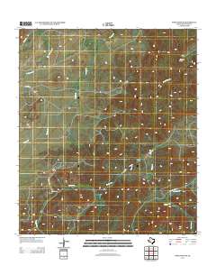 Fort Davis SE 2012 topographic map thumbnail