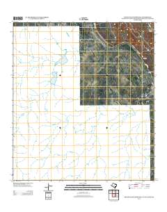 South of San Pedro Hill 2013 topographic map thumbnail