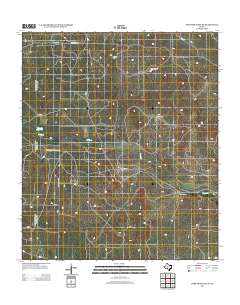 Fort McKavett NE 2012 topographic map thumbnail