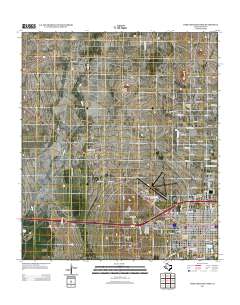 Fort Stockton West 2012 topographic map thumbnail