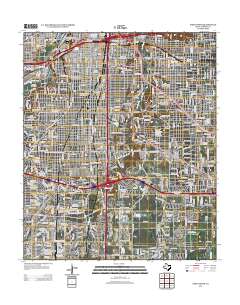 Fort Worth 2012 topographic map thumbnail