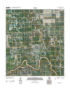 Fulshear 2013 topographic map thumbnail