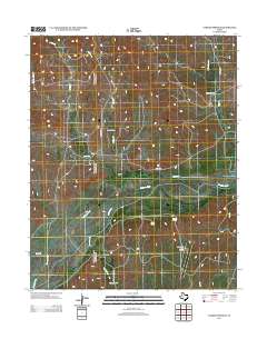 Garden Springs 2012 topographic map thumbnail