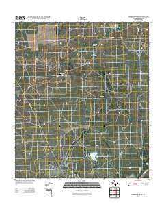 Garrison Draw 2012 topographic map thumbnail