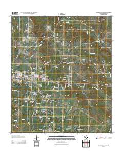 Gatesville East 2012 topographic map thumbnail