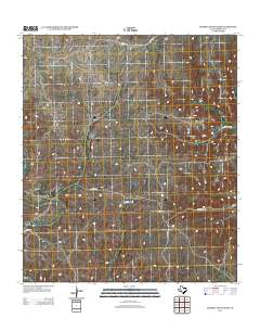 Geddis Canyon West 2012 topographic map thumbnail