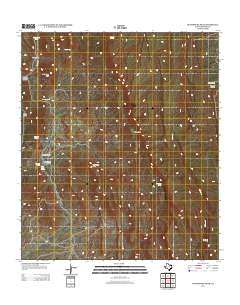 Gettysburg Peak 2012 topographic map thumbnail
