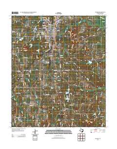 Gilmer 2013 topographic map thumbnail
