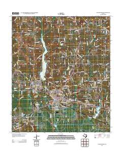 Gladewater 2013 topographic map thumbnail