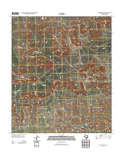 Glass Ranch 2012 topographic map thumbnail