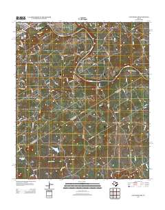 Glen Rose East 2012 topographic map thumbnail