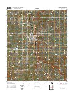 Goldthwaite 2013 topographic map thumbnail