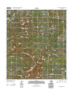 Gorman Falls 2013 topographic map thumbnail