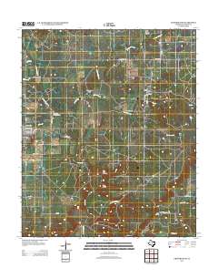 Graford East 2012 topographic map thumbnail