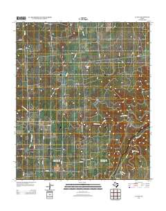 La Casa 2012 topographic map thumbnail