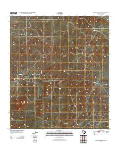 La Mota Mountain 2012 topographic map thumbnail